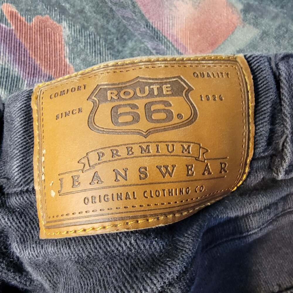 Route 66 Black Jeans Vintage 1990s Size 5/6 Stretch Fit